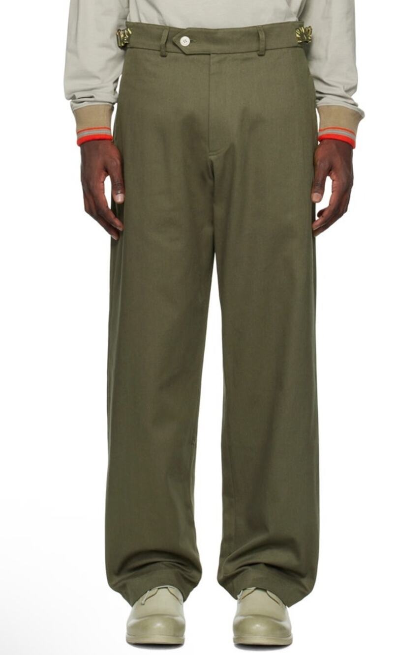 Nicholas Daley Khaki Four Pocket Trouser Size 30"